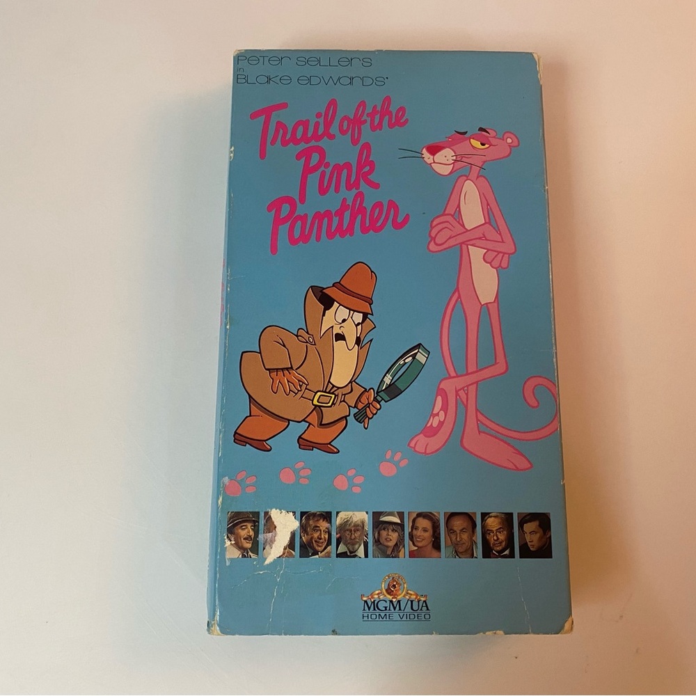 Trail of the Pink Panther -VHS - 1982 / 1980s movies / vintage VHS